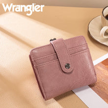 Load image into Gallery viewer, Pink Wrangler Leopard Small Bi-Fold Coin Purse