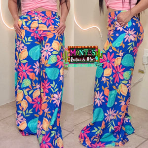 Blue Palazzo Pants
