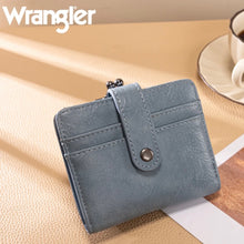 Load image into Gallery viewer, Jean Wrangler Leopard Small Bi-Fold Coin Purse