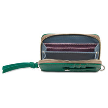 Load image into Gallery viewer, Teal Zippy Wallet