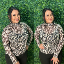 Load image into Gallery viewer, Cowgirl Safari Mesh Top