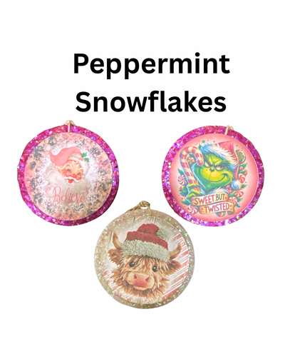 Peppermint Snowflakes