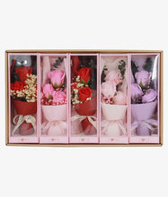 Load image into Gallery viewer, Floral Soap Rose Baby Breath Eucalyptus Eternal Bouquet