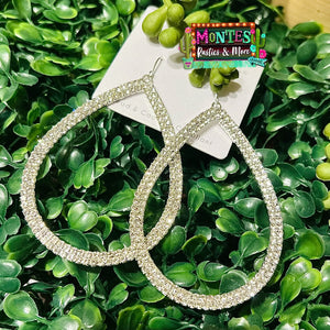Silver Teardrop Earrings