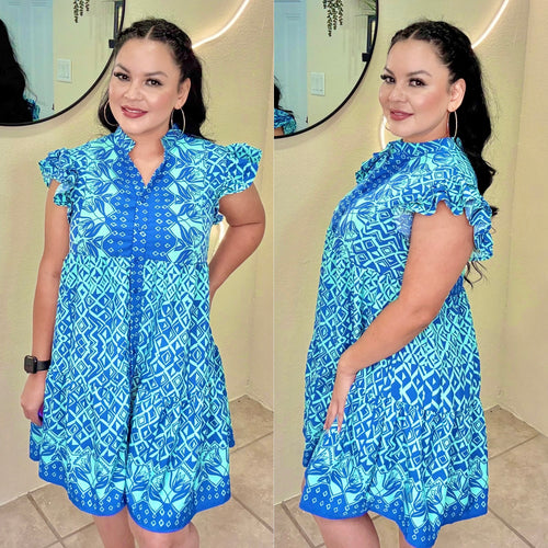 Blue Spring Dress