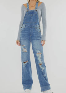 Wide Leg Overalls