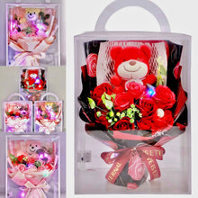 Load image into Gallery viewer, Teddy Bear Eternal Bouquet