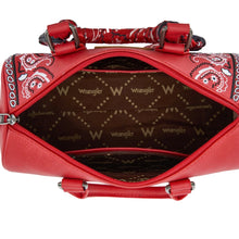 Load image into Gallery viewer, Red Wrangler Bandana Paisley Barrel Crissbody