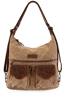 Wrangler Brown Hobo/Backpack