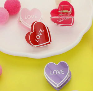 Love Heart Hair Clips