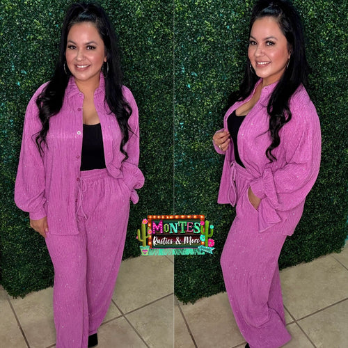 Lavender Rhinestone Set