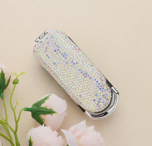 Studded Portable Folding Hair Brush