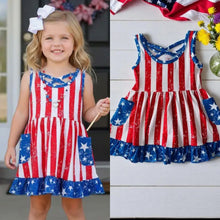 Load image into Gallery viewer, USA Girl Dress