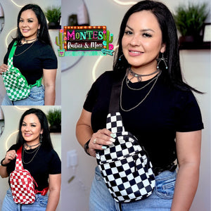 Checkered Sling Bag