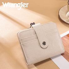 Load image into Gallery viewer, Beige Wrangler Leopard Small Bi-Fold Coin Purse