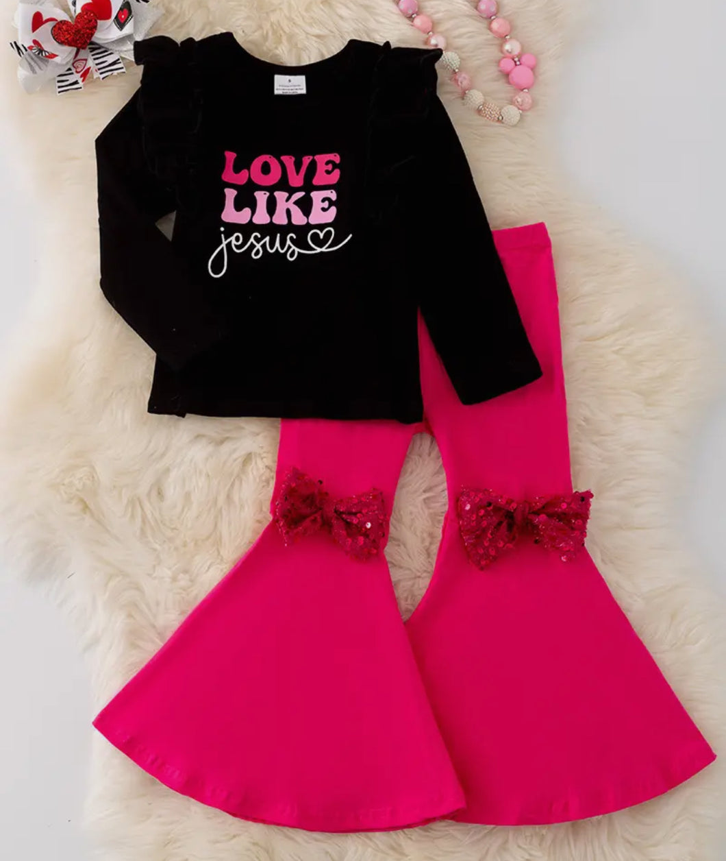 Girls Love Like Jesus 2Pc Set