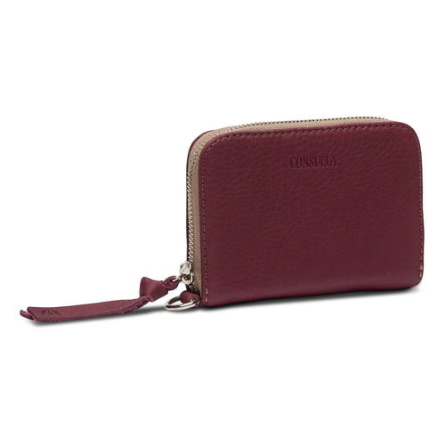 Plum Zippy Wallet