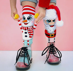 Santa & Snowman Socks