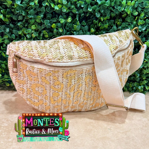 Leopard Adjustable Crossbody Belt Bag