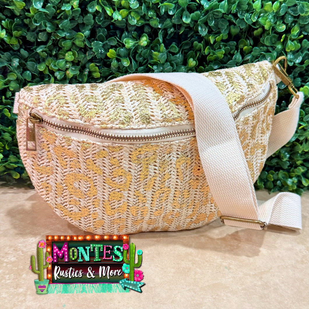 Leopard Adjustable Crossbody Belt Bag