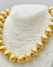 Load image into Gallery viewer, Gold Big Ball Necklace