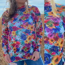 Load image into Gallery viewer, Country Kitchen Bloom Mesh Top