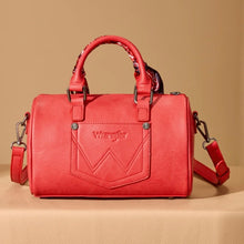 Load image into Gallery viewer, Red Wrangler Bandana Paisley Barrel Crissbody