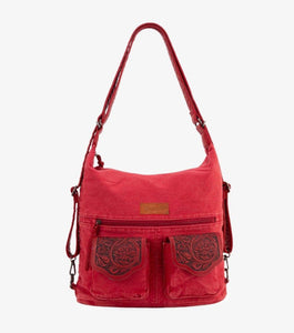 Wrangler Red Hobo/Backpack