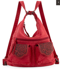 Load image into Gallery viewer, Wrangler Red Hobo/Backpack