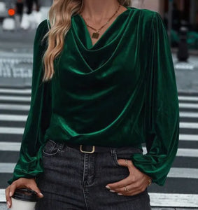 Dark Green Top