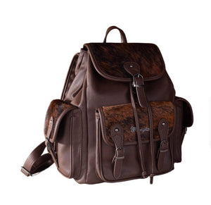 Wrangler Cowhide Backpack (Brown)