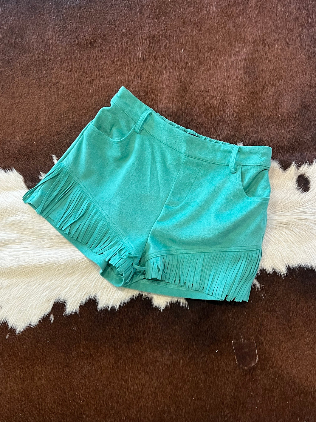 Nashville Turquoise Shorts - XSMALL