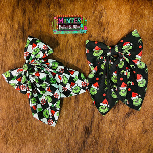 Grinch Bows