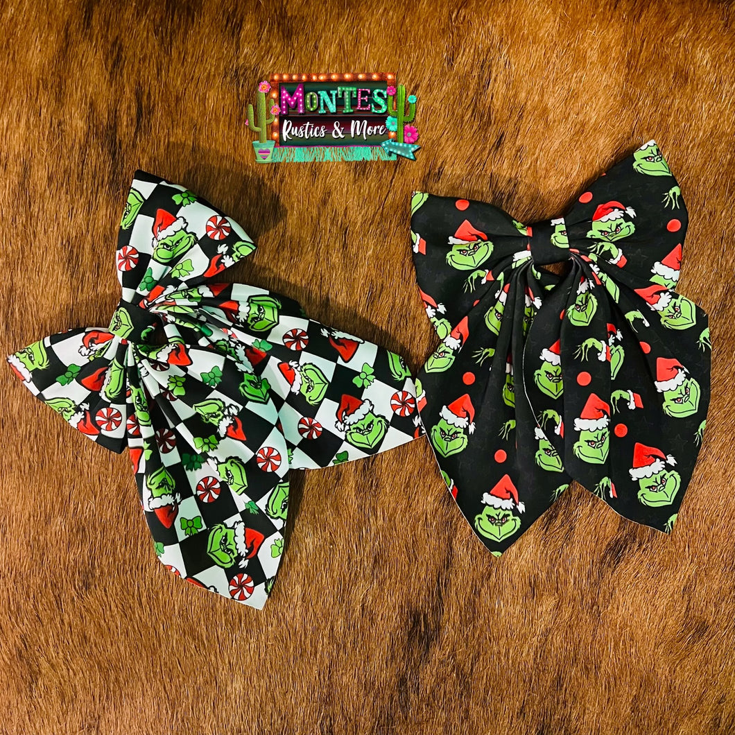 Grinch Bows