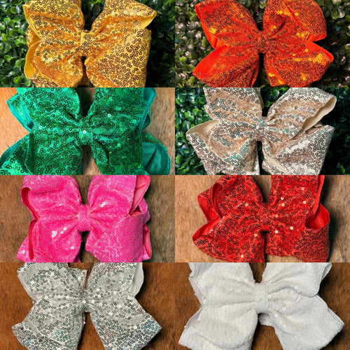 Sequin Hair Bows