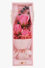 Load image into Gallery viewer, Floral Soap Rose Baby Breath Eucalyptus Eternal Bouquet