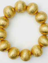 Load image into Gallery viewer, Gold Big Ball Bracelet