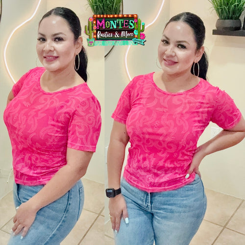 Let’s Go Girls Mesh Top