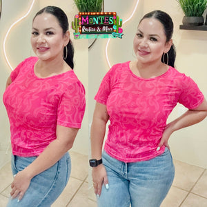 Let’s Go Girls Mesh Top