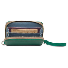 Load image into Gallery viewer, Teal Zippy Wallet