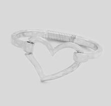 Load image into Gallery viewer, Silver Heart Bracelet