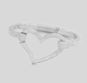 Silver Heart Bracelet