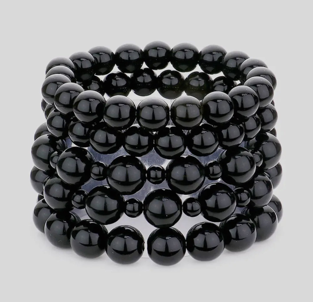 Black Pearl Bracelets