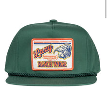 Load image into Gallery viewer, Lazy J Ranch Green Retro Hereford Ranch Old School Rope Trucker