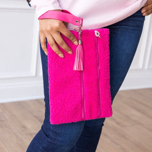 Pink Fluffy Bags