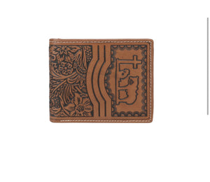 Traditional Tooled Genuine Leather Bi-fold Wallets Spiritual Collection