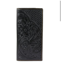 Load image into Gallery viewer, Tooled Genuine Leather Bi-fold Wallets