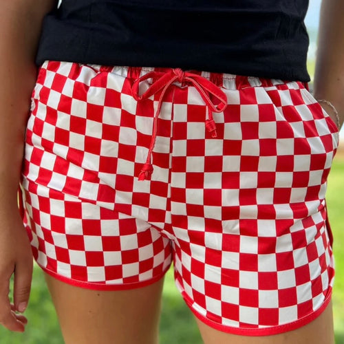 Red Pep Rally Shorts