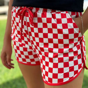 Red Pep Rally Shorts