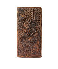 Load image into Gallery viewer, Tooled Genuine Leather Bi-fold Wallets